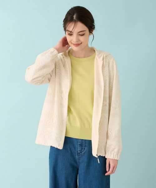 Leilian PLUS HOUSE / レリアンプラスハウス テーラードジャケット | ラッセルレースジャケット | 詳細4