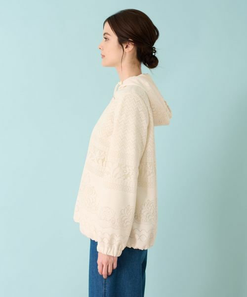 Leilian PLUS HOUSE / レリアンプラスハウス テーラードジャケット | ラッセルレースジャケット | 詳細6