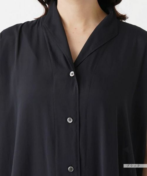 Leilian PLUS HOUSE / レリアンプラスハウス シャツ・ブラウス | 前あきロングブラウス【プラス企画】 | 詳細10