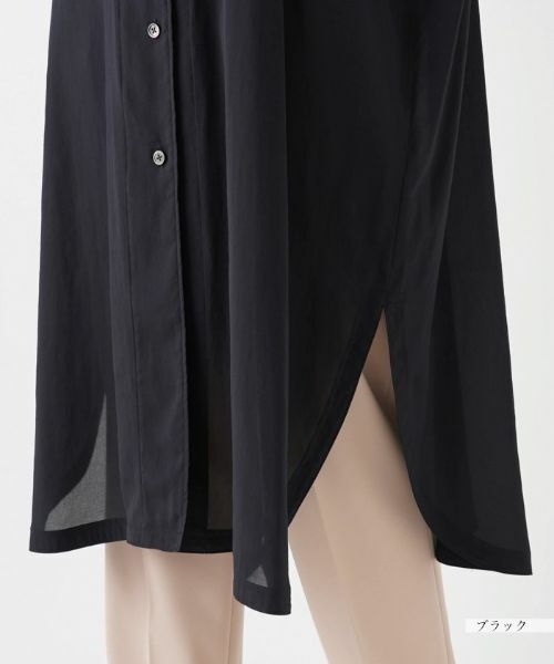 Leilian PLUS HOUSE / レリアンプラスハウス シャツ・ブラウス | 前あきロングブラウス【プラス企画】 | 詳細13