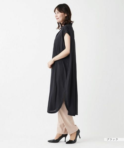 Leilian PLUS HOUSE / レリアンプラスハウス シャツ・ブラウス | 前あきロングブラウス【プラス企画】 | 詳細5