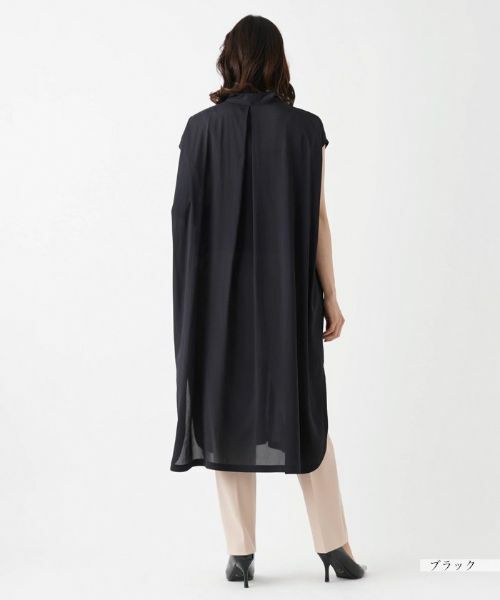 Leilian PLUS HOUSE / レリアンプラスハウス シャツ・ブラウス | 前あきロングブラウス【プラス企画】 | 詳細6