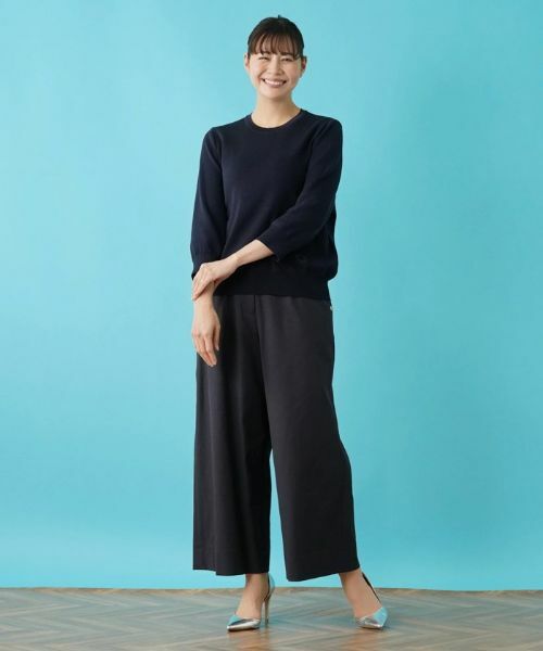 Leilian PLUS HOUSE / レリアンプラスハウス ニット・セーター | 七分袖ニットインナー | 詳細13