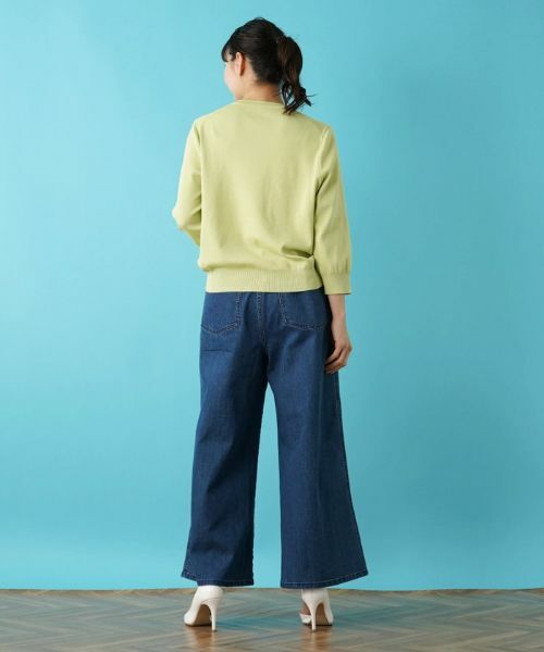 Leilian PLUS HOUSE / レリアンプラスハウス ニット・セーター | 七分袖ニットインナー | 詳細3