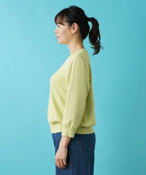 Leilian PLUS HOUSE / レリアンプラスハウス ニット・セーター | 七分袖ニットインナー | 詳細5
