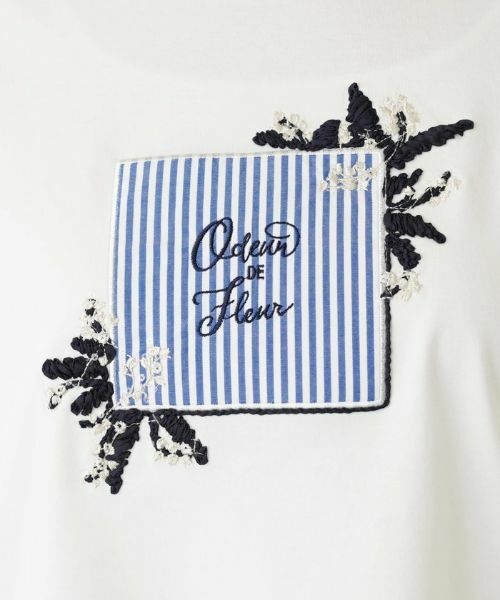 Leilian PLUS HOUSE / レリアンプラスハウス Tシャツ | 【店舗人気】洗えるパッチワークＴシャツ | 詳細11