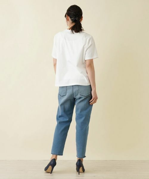 Leilian PLUS HOUSE / レリアンプラスハウス Tシャツ | 【店舗人気】洗えるパッチワークＴシャツ | 詳細3