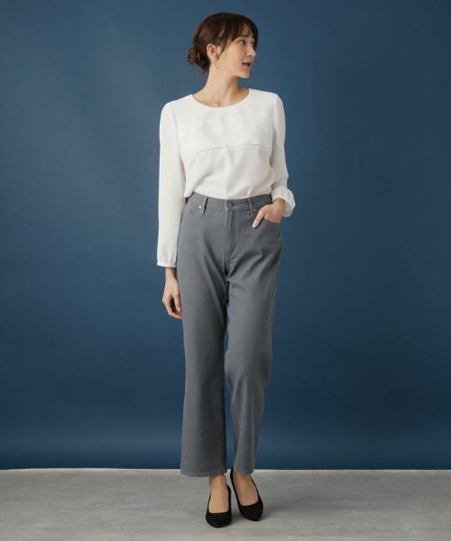 Leilian PLUS HOUSE / レリアンプラスハウス デニムパンツ | ストレートデニムパンツ【L JEANS】 | 詳細1