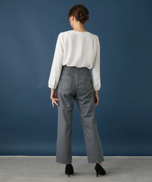 Leilian PLUS HOUSE / レリアンプラスハウス デニムパンツ | ストレートデニムパンツ【L JEANS】 | 詳細3