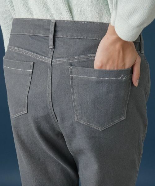 Leilian PLUS HOUSE / レリアンプラスハウス デニムパンツ | スリムテーパードデニムパンツ【L JEANS】 | 詳細10