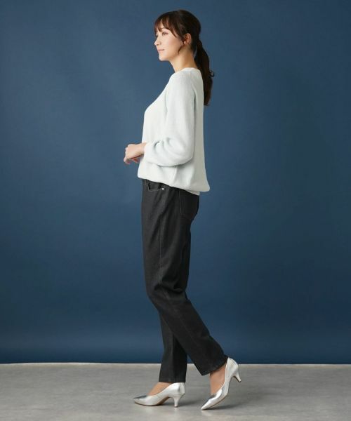 Leilian PLUS HOUSE / レリアンプラスハウス デニムパンツ | スリムテーパードデニムパンツ【L JEANS】 | 詳細15