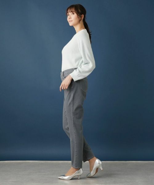 Leilian PLUS HOUSE / レリアンプラスハウス デニムパンツ | スリムテーパードデニムパンツ【L JEANS】 | 詳細2