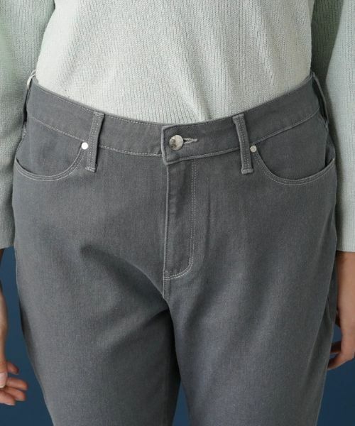 Leilian PLUS HOUSE / レリアンプラスハウス デニムパンツ | スリムテーパードデニムパンツ【L JEANS】 | 詳細7