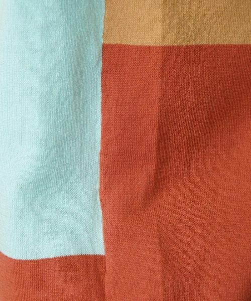 Leilian PLUS HOUSE / レリアンプラスハウス ニット・セーター | カラーブロッキングニットプルオーバー | 詳細15