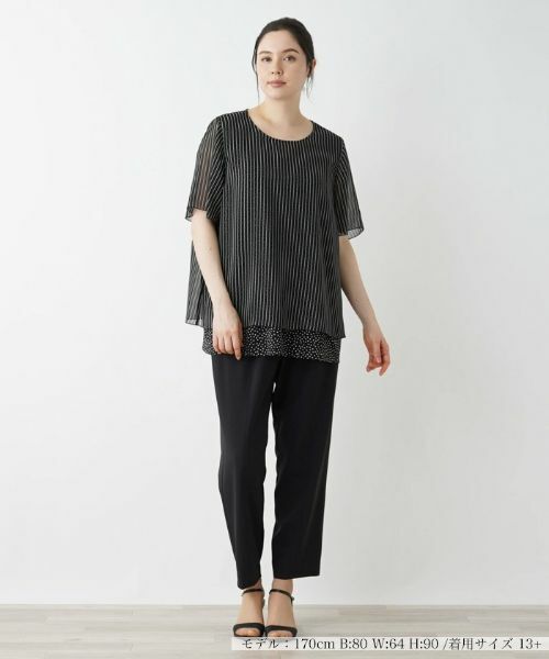 Leilian PLUS HOUSE / レリアンプラスハウス カットソー | 【店舗人気】ブラウス【Leilian WHITE LABEL】 | 詳細1