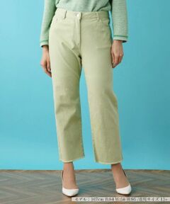 Leilian PLUS HOUSE / レリアンプラスハウス デニムパンツ | ストレッチクロップドパンツ