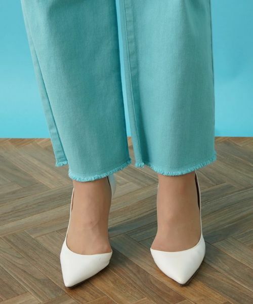 Leilian PLUS HOUSE / レリアンプラスハウス デニムパンツ | ストレッチクロップドパンツ | 詳細10