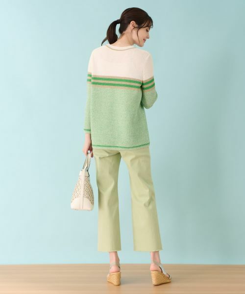 Leilian PLUS HOUSE / レリアンプラスハウス デニムパンツ | ストレッチクロップドパンツ | 詳細13