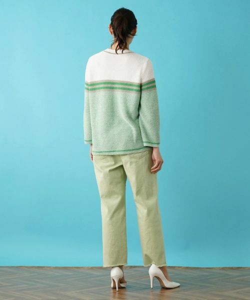 Leilian PLUS HOUSE / レリアンプラスハウス デニムパンツ | ストレッチクロップドパンツ | 詳細16