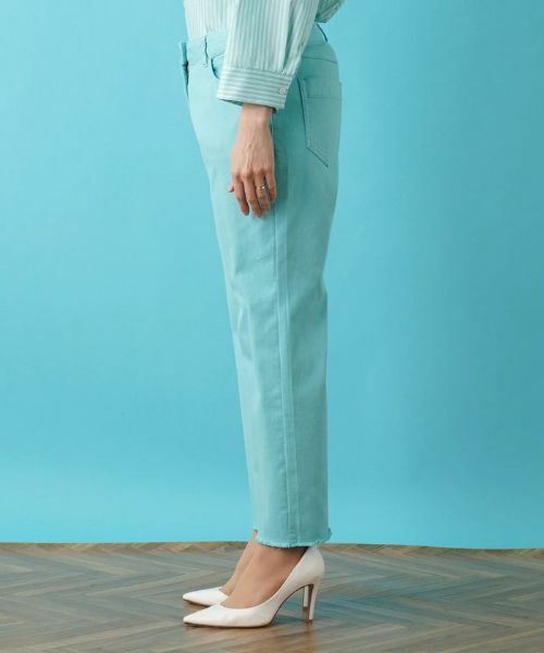Leilian PLUS HOUSE / レリアンプラスハウス デニムパンツ | ストレッチクロップドパンツ | 詳細5