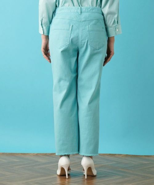 Leilian PLUS HOUSE / レリアンプラスハウス デニムパンツ | ストレッチクロップドパンツ | 詳細6