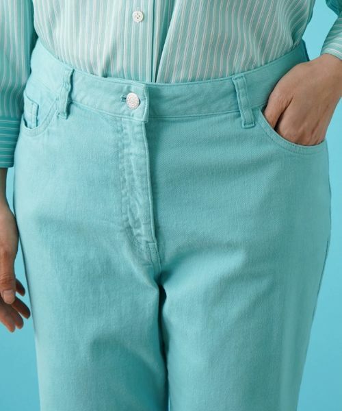 Leilian PLUS HOUSE / レリアンプラスハウス デニムパンツ | ストレッチクロップドパンツ | 詳細7