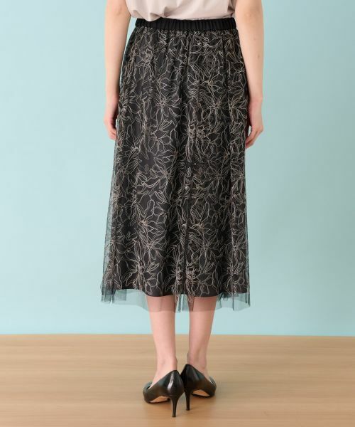 Leilian PLUS HOUSE / レリアンプラスハウス ミニ・ひざ丈スカート | チュールスカート | 詳細15