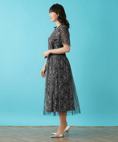 Leilian PLUS HOUSE / レリアンプラスハウス ミニ・ひざ丈スカート | チュールスカート | 詳細2