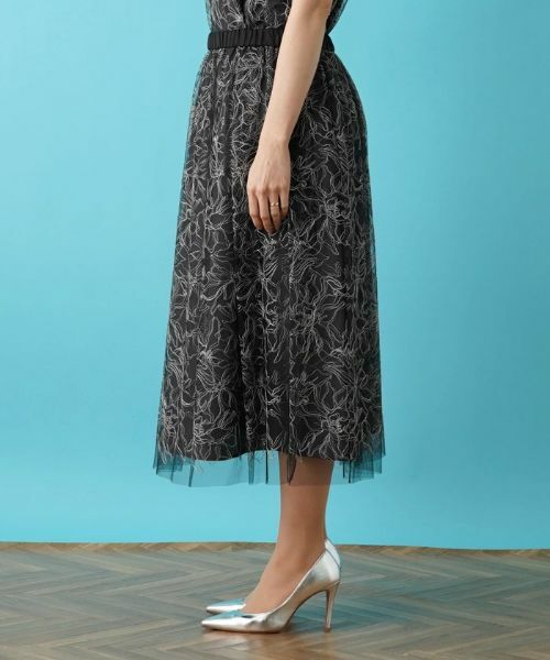 Leilian PLUS HOUSE / レリアンプラスハウス ミニ・ひざ丈スカート | チュールスカート | 詳細5