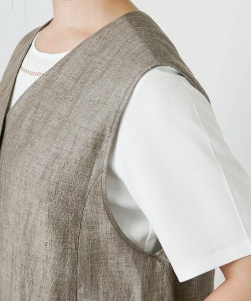 Leilian PLUS HOUSE / レリアンプラスハウス テーラードジャケット | ロングベスト | 詳細10