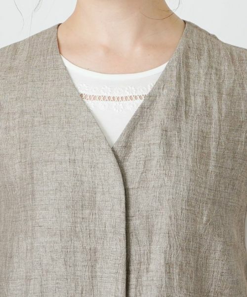 Leilian PLUS HOUSE / レリアンプラスハウス テーラードジャケット | ロングベスト | 詳細7