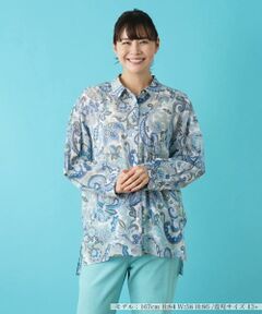 Leilian PLUS HOUSE / レリアンプラスハウス シャツ・ブラウス | 羽織ブラウス【BINDA】