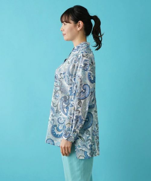 Leilian PLUS HOUSE / レリアンプラスハウス シャツ・ブラウス | 羽織ブラウス【BINDA】 | 詳細5