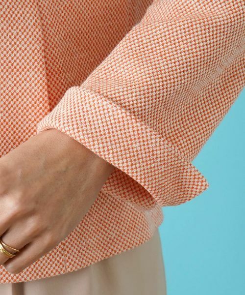 Leilian PLUS HOUSE / レリアンプラスハウス テーラードジャケット | ツイードノーカラージャケット | 詳細10