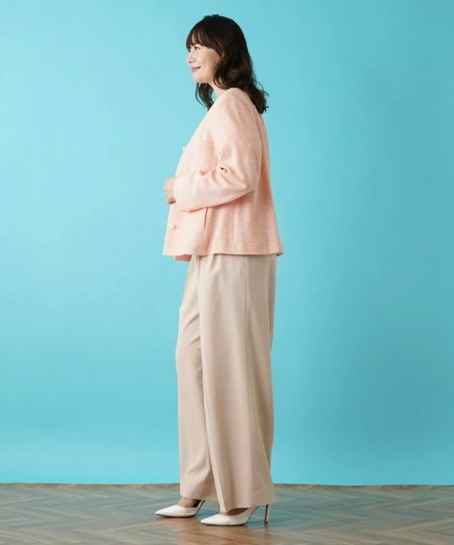 Leilian PLUS HOUSE / レリアンプラスハウス テーラードジャケット | ツイードノーカラージャケット | 詳細2