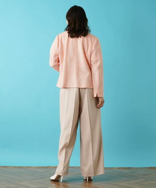 Leilian PLUS HOUSE / レリアンプラスハウス テーラードジャケット | ツイードノーカラージャケット | 詳細3