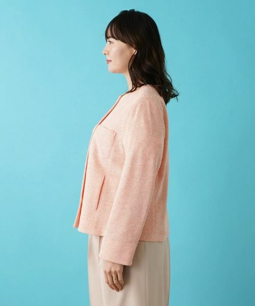 Leilian PLUS HOUSE / レリアンプラスハウス テーラードジャケット | ツイードノーカラージャケット | 詳細5