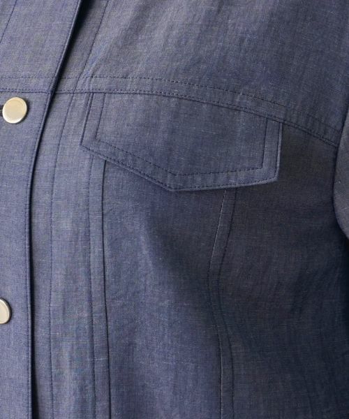 Leilian PLUS HOUSE / レリアンプラスハウス テーラードジャケット | デニム調ジャケット | 詳細10