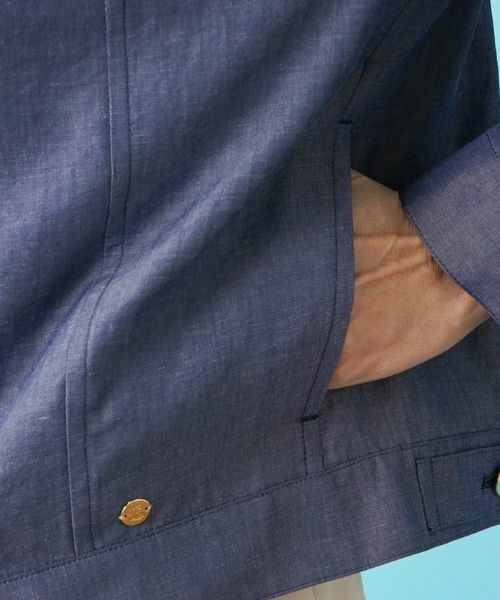 Leilian PLUS HOUSE / レリアンプラスハウス テーラードジャケット | デニム調ジャケット | 詳細12
