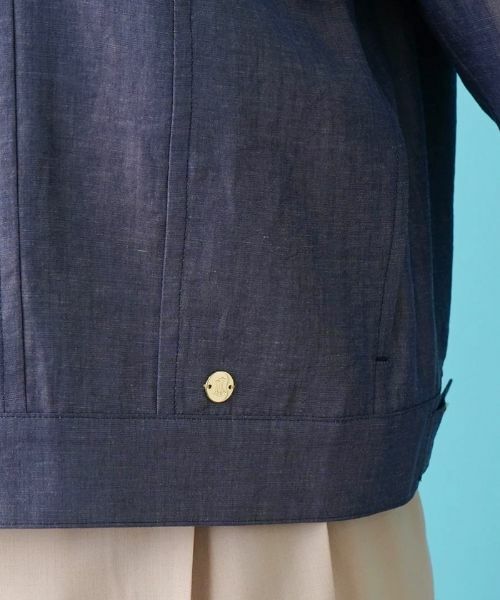 Leilian PLUS HOUSE / レリアンプラスハウス テーラードジャケット | デニム調ジャケット | 詳細13