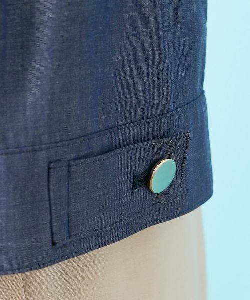 Leilian PLUS HOUSE / レリアンプラスハウス テーラードジャケット | デニム調ジャケット | 詳細14