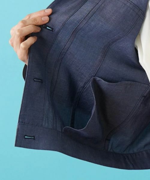 Leilian PLUS HOUSE / レリアンプラスハウス テーラードジャケット | デニム調ジャケット | 詳細15