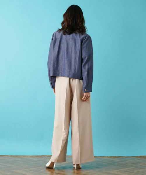 Leilian PLUS HOUSE / レリアンプラスハウス テーラードジャケット | デニム調ジャケット | 詳細3