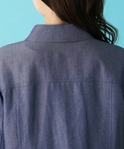 Leilian PLUS HOUSE / レリアンプラスハウス テーラードジャケット | デニム調ジャケット | 詳細9