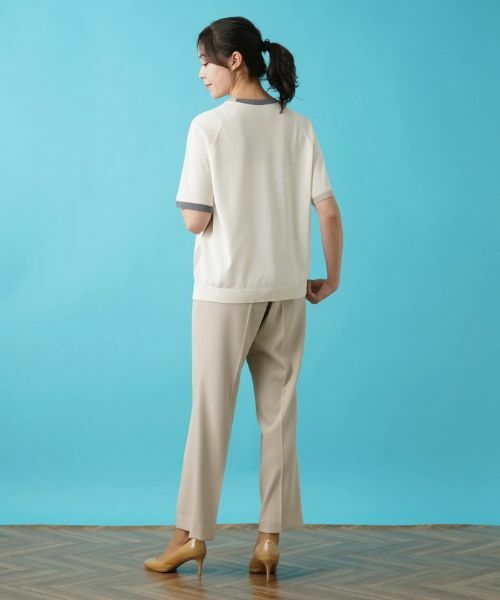 Leilian PLUS HOUSE / レリアンプラスハウス ニット・セーター | 半袖ニットトップス | 詳細3