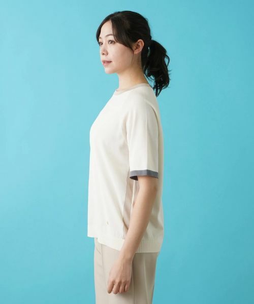 Leilian PLUS HOUSE / レリアンプラスハウス ニット・セーター | 半袖ニットトップス | 詳細5