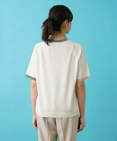 Leilian PLUS HOUSE / レリアンプラスハウス ニット・セーター | 半袖ニットトップス | 詳細6