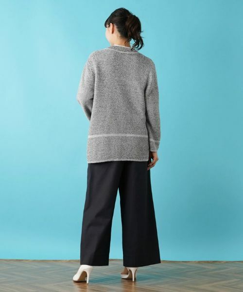 Leilian PLUS HOUSE / レリアンプラスハウス カーディガン・ボレロ | 配色カーディガン | 詳細15