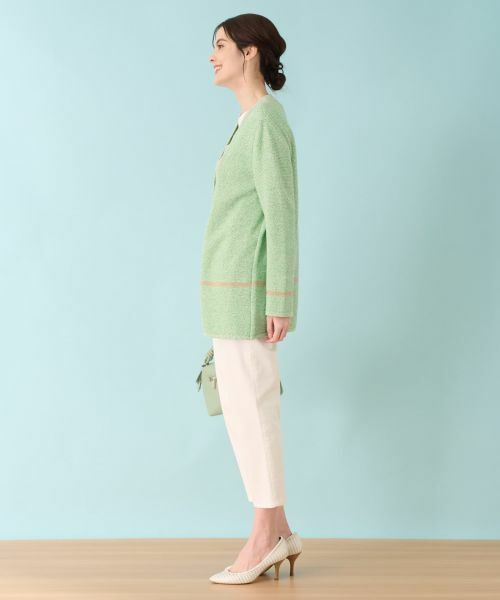 Leilian PLUS HOUSE / レリアンプラスハウス カーディガン・ボレロ | 配色カーディガン | 詳細17