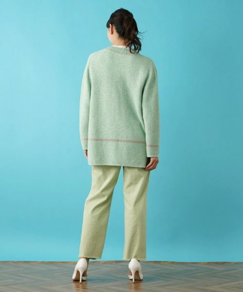 Leilian PLUS HOUSE / レリアンプラスハウス カーディガン・ボレロ | 配色カーディガン | 詳細3